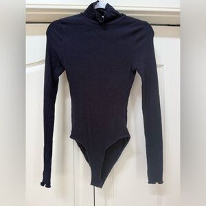 INTIMATELY BY FREE PEOPLE | Ribbed Mock Neck Bodysuit Some Wash Wear